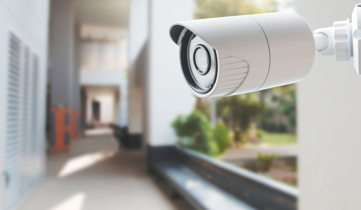 home surveillance camera installation