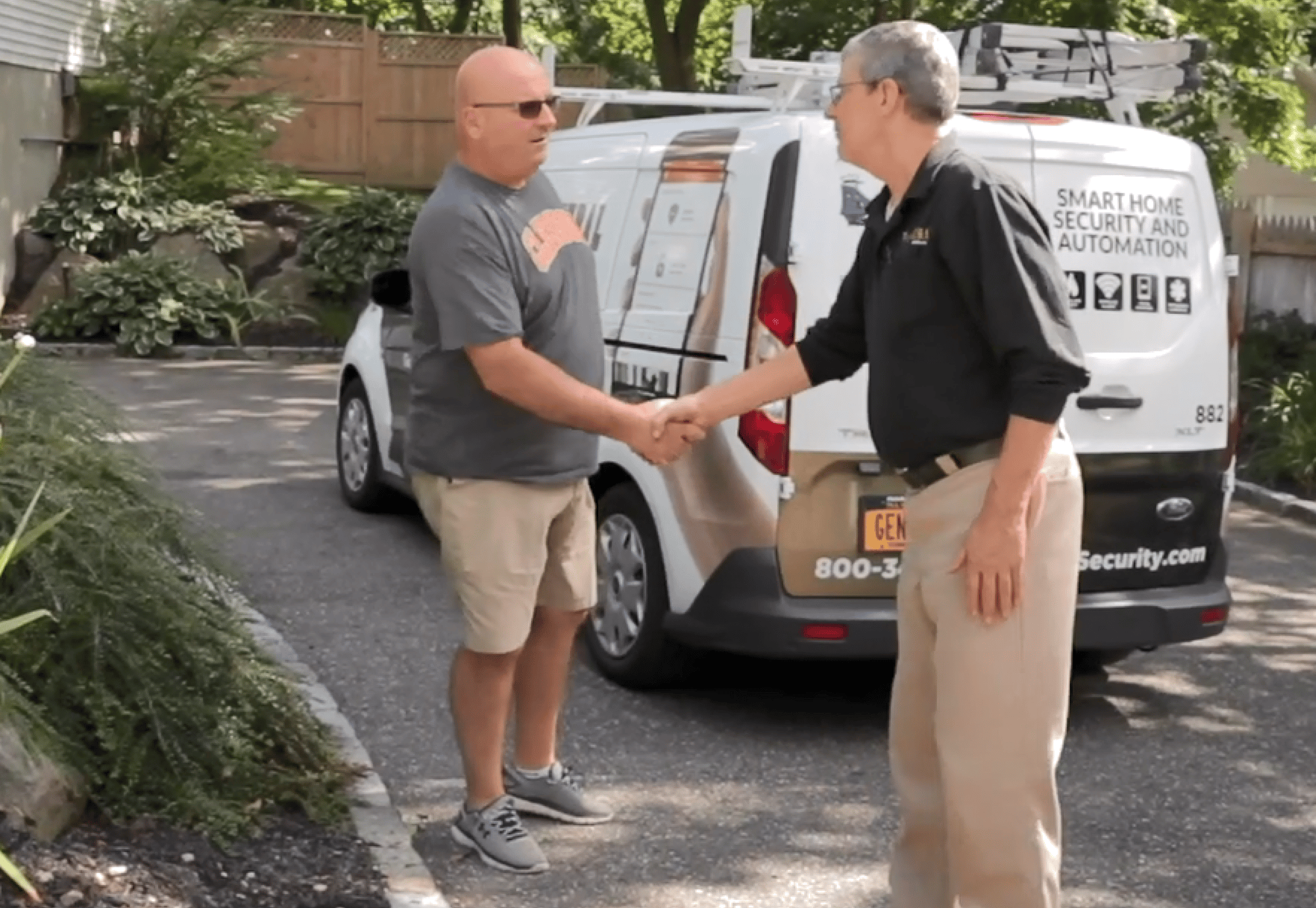 Residential Security Handshake Large Residential Security Handshake Large