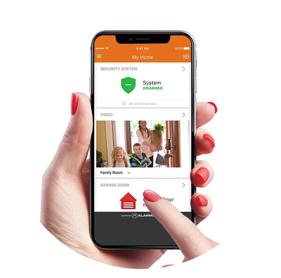Alarm.com-app-being-used-on-phone